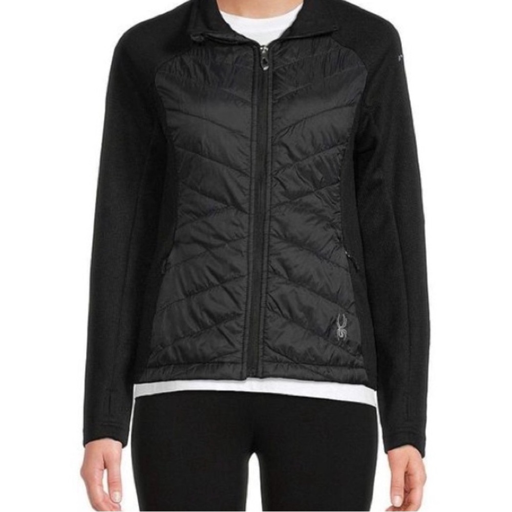 SPYDER Women's Nova Full Zip Hybrid Jacket medium weather proof quilted outdoor